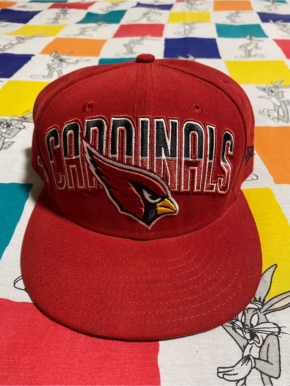 New Era Red and Black Arizona Cardinals draft day 59FIFTY Fitted Hat